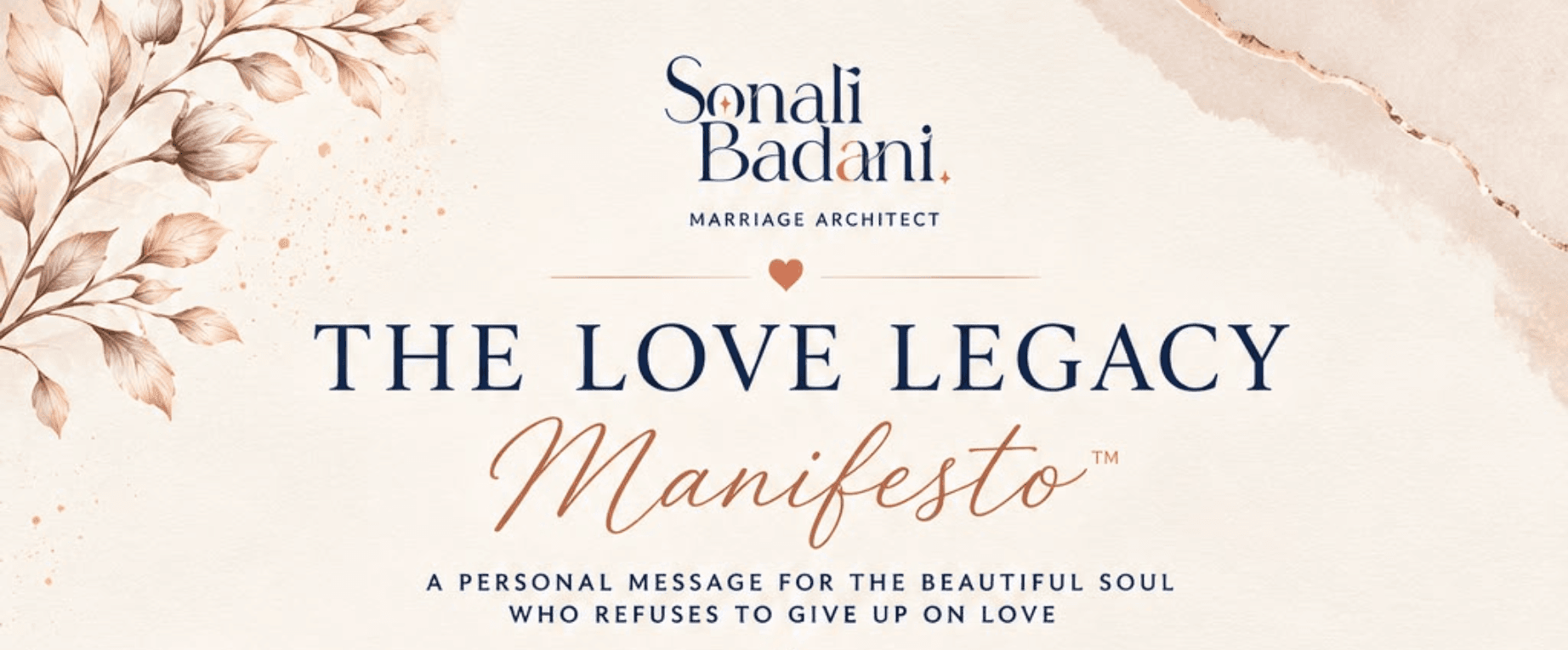 The Love Legacy Manifesto